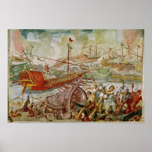 The Battle of Lepanto October 1571 1600 Poster