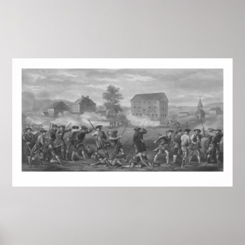 The Battle of Lexington Poster