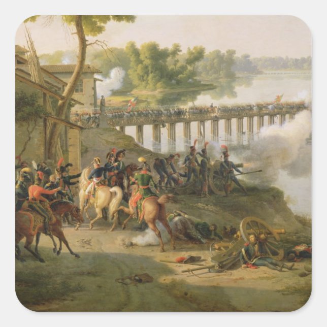 The Battle of Lodi Square Sticker (Front)