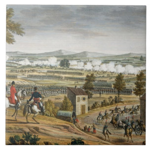 The Battle of Lutzen, 2 May 1813, engraved by Edme Tile