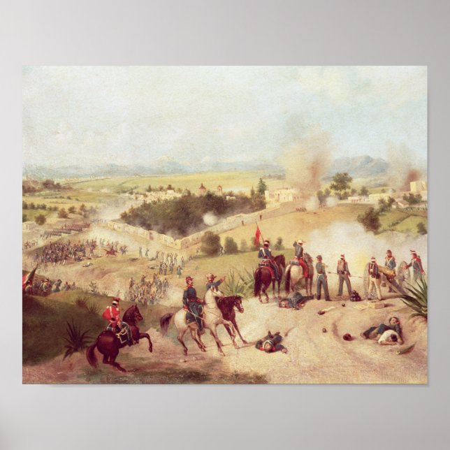 The Battle of Molino del Rey, 8th September 1847 Poster (Front)
