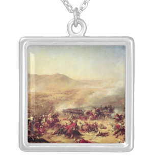 The Battle of Mont Thabor, 16th April 1799 Silver Plated Necklace