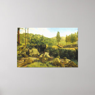 The Battle of Mortain by Keith Rocco Canvas Print