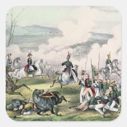 The Battle of Palo Alto California 8th May 1846 Square Sticker