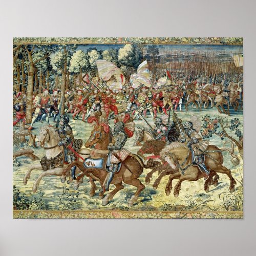 The Battle of Pavia The Advance of Charles V Poster