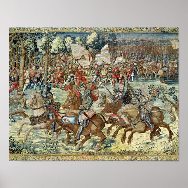 The Battle of Pavia. The Advance of Charles V Poster (Front)