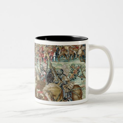 The Battle of Pavia The Advance of Charles V Two_Tone Coffee Mug