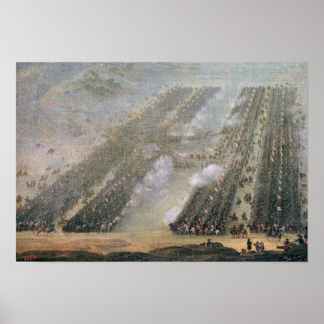 The Battle of Poltava, 1750 Poster (Front)