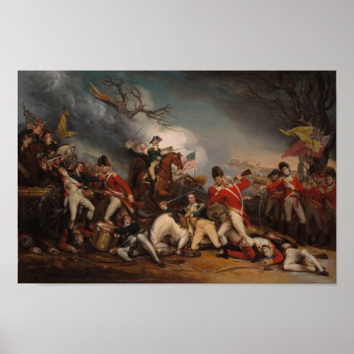 The Battle of Princeton _ John Trumbull Poster
