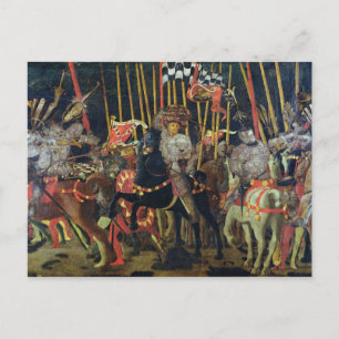 The Battle of San Romano in 1432, c.1456 Postcard