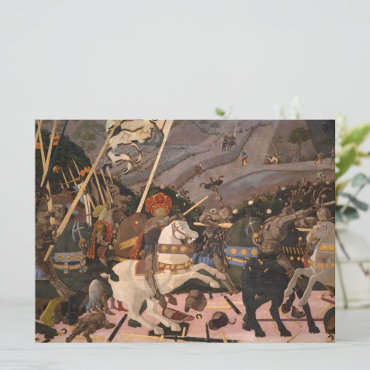 The Battle of San Romano (Medieval War Painting) (Standing Front)