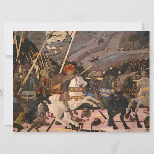 The Battle of San Romano (Medieval War Painting) (Front)