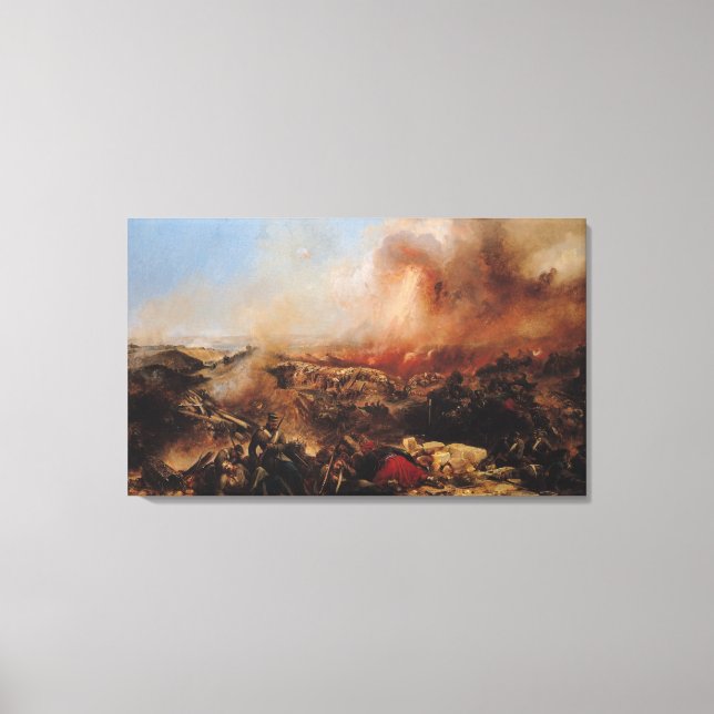 The Battle of Sebastopol Canvas Print (Front)