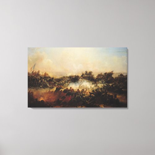 The Battle of Sebastopol Canvas Print