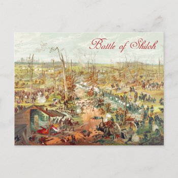 The Battle Of Shiloh Postcard by HTMimages at Zazzle