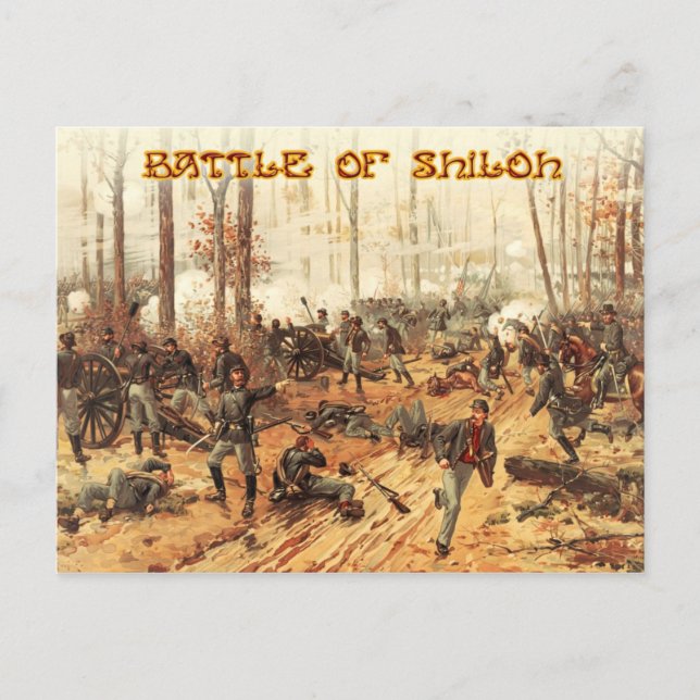 The Battle of Shiloh Postcard (Front)