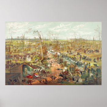 The Battle Of Shiloh Poster by HTMimages at Zazzle