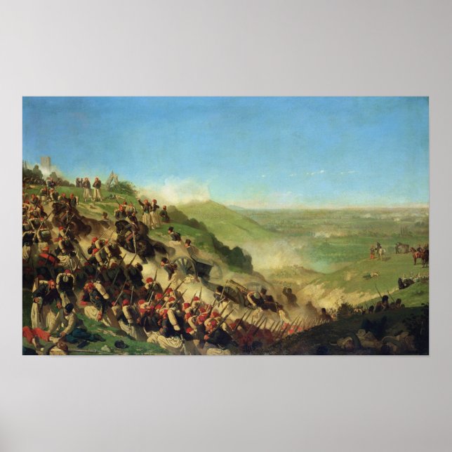 The Battle of Solferino, 24th June 1859 Poster (Front)