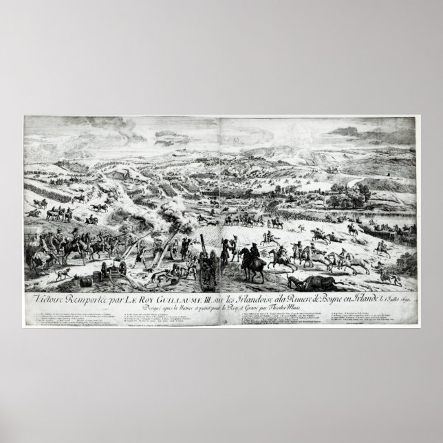 The Battle of the Boyne, c.1690 Poster (Front)