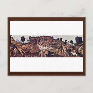 The Battle Of The Centaurs And Lapiths By Piero Postcard