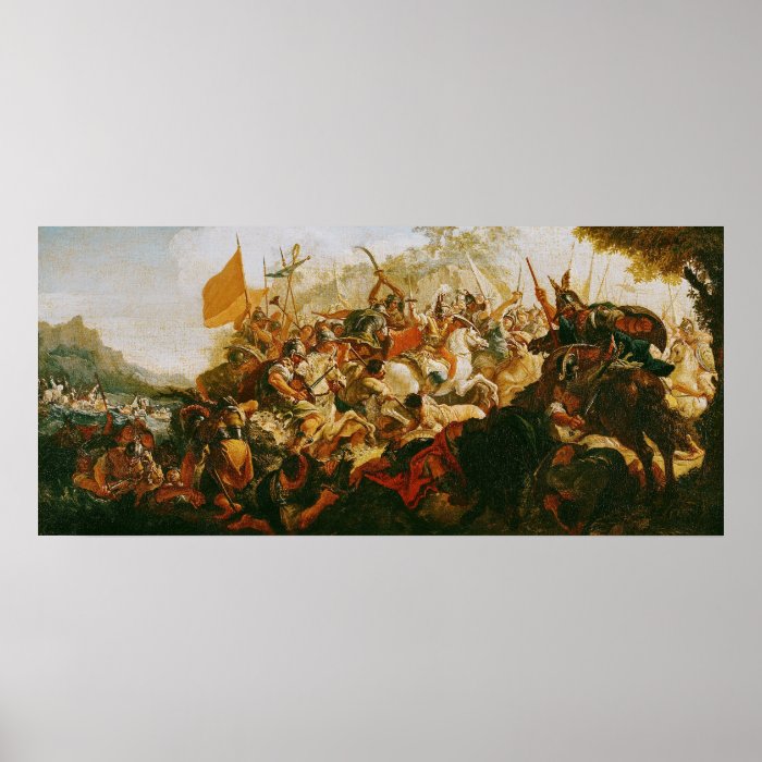 The Battle of the Granicus in May 334 BC Print