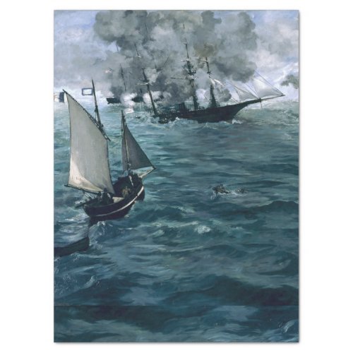THE BATTLE OF THE KEARSARGE AND THE ALABAMA TISSUE PAPER