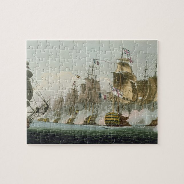 The Battle of Trafalgar, 21st October 1805, engrav Jigsaw Puzzle (Horizontal)