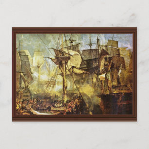 The Battle Of Trafalgar By Steuerbordbesanwanten V Postcard
