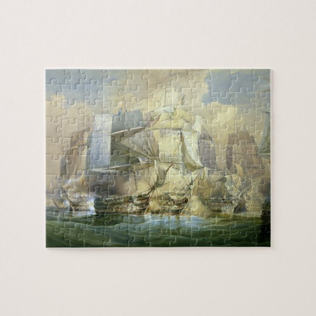 The Battle of Trafalgar, the Beginning of the Acti Jigsaw Puzzle (Horizontal)