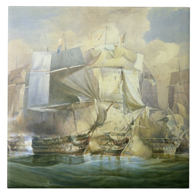 The Battle of Trafalgar, the Beginning of the Acti Tile (Front)