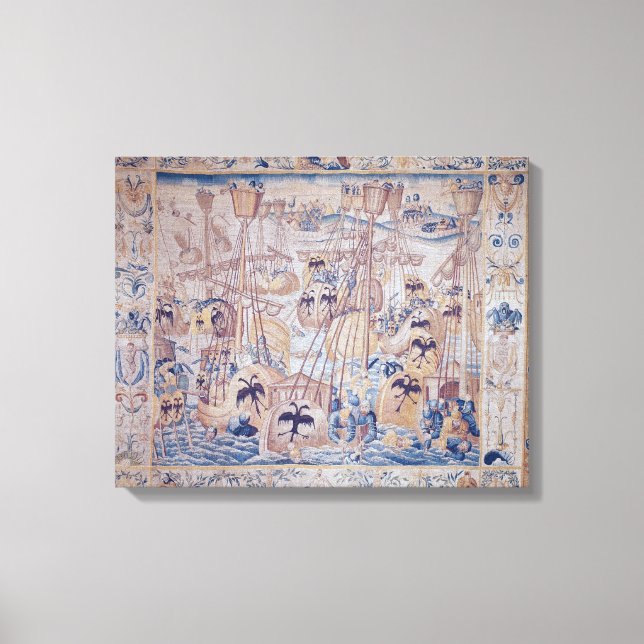 The Battle of Tunis or Lepanto Canvas Print (Front)