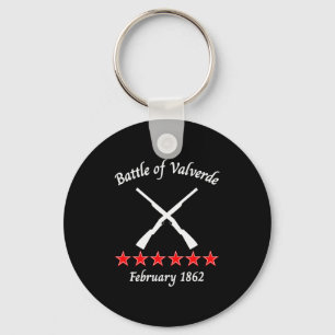 The Battle Of Valverde New Mexico 1862 Civil Battl Keychain