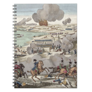 The Battle of Wagram, 6th July 1809 (engraving) Notebook