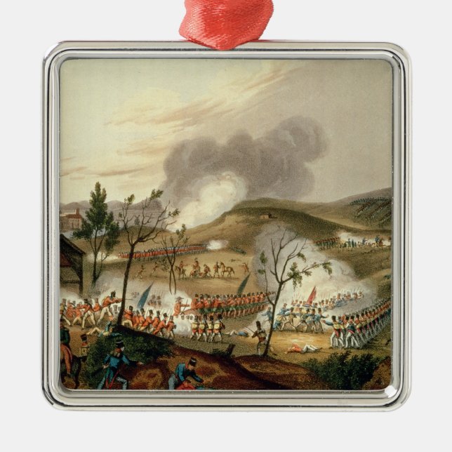 The Battle of Waterloo, 18 June 1815 Metal Ornament (Front)