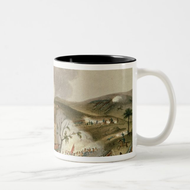 The Battle of Waterloo, 18 June 1815 Two-Tone Coffee Mug (Right)