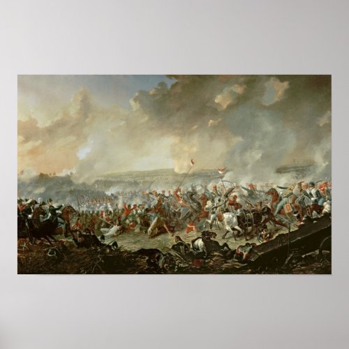 The Battle of Waterloo 18th June 1815 Poster