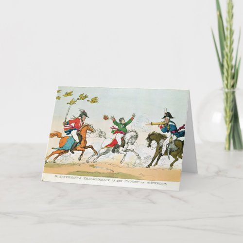 The Battle of Waterloo Card
