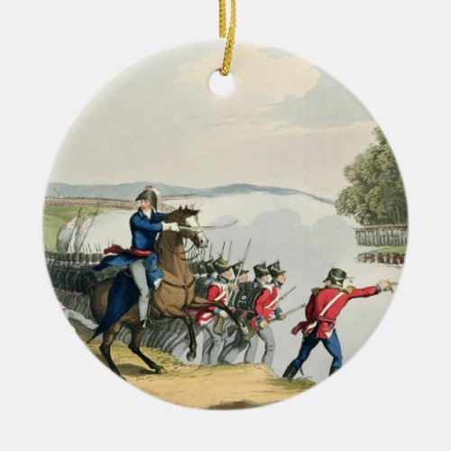 The Battle of Waterloo Decided by the Duke of Well Ceramic Ornament
