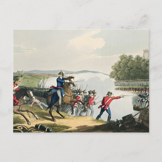 The Battle of Waterloo Decided by the Duke of Well Postcard (Front)