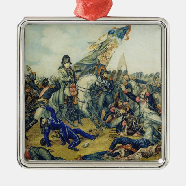 The Battle of Waterloo in 1815, 1831 Metal Ornament (Front)