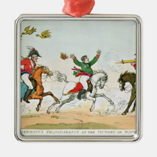 The Battle of Waterloo Metal Ornament