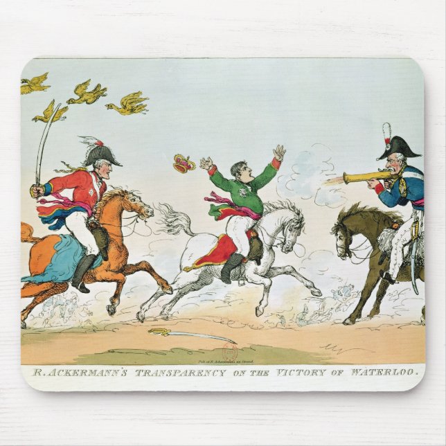 The Battle of Waterloo Mouse Pad (Front)