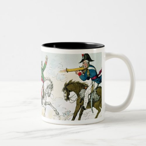 The Battle of Waterloo Two_Tone Coffee Mug