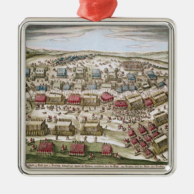 The Battle of White Mountain , 8th November 1620 Metal Ornament (Front)