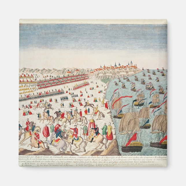 The Battle of Yorktown, 19th October 1781 Magnet (Front)