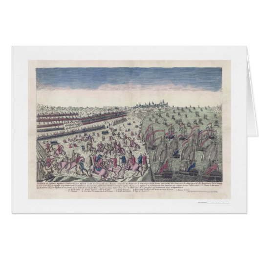 The Battle of Yorktown Print 1781 (Front Horizontal)