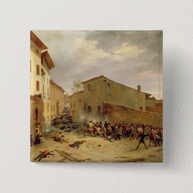 The Battle Pinback Button (Front)