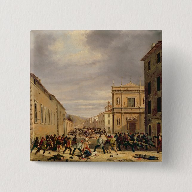 The Battle Pinback Button (Front)