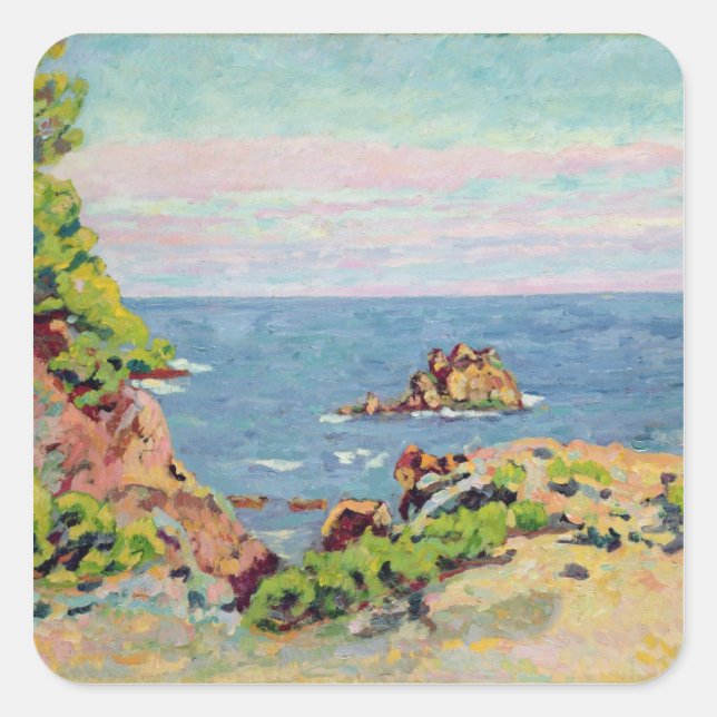 The Baumettes, 1910 (oil on canvas) Square Sticker (Front)