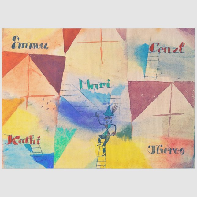 The Bavarian Don Giovanni, Klee Tissue Paper (Front)